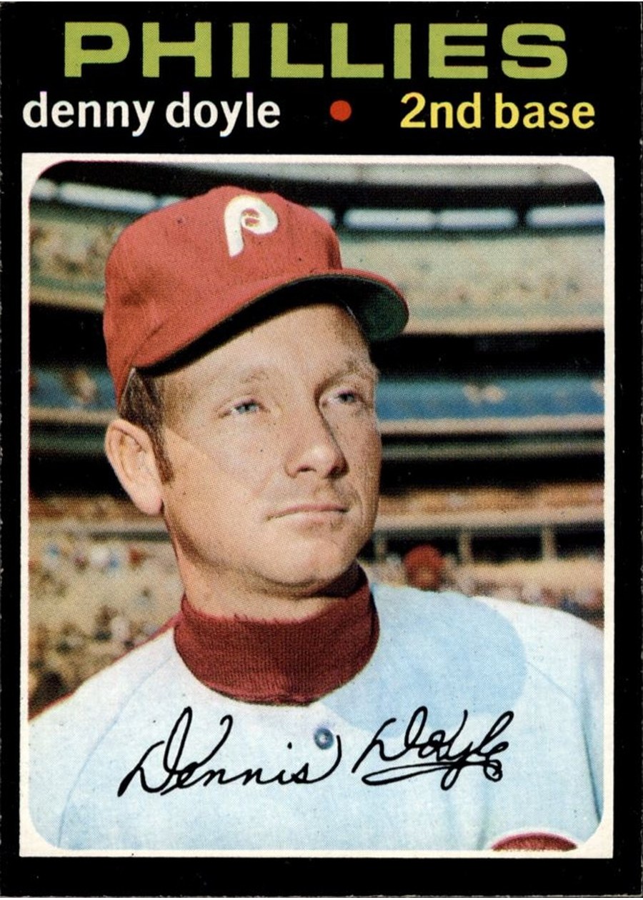 1971 Topps #352 Denny Doyle, Philadelphia Phillies