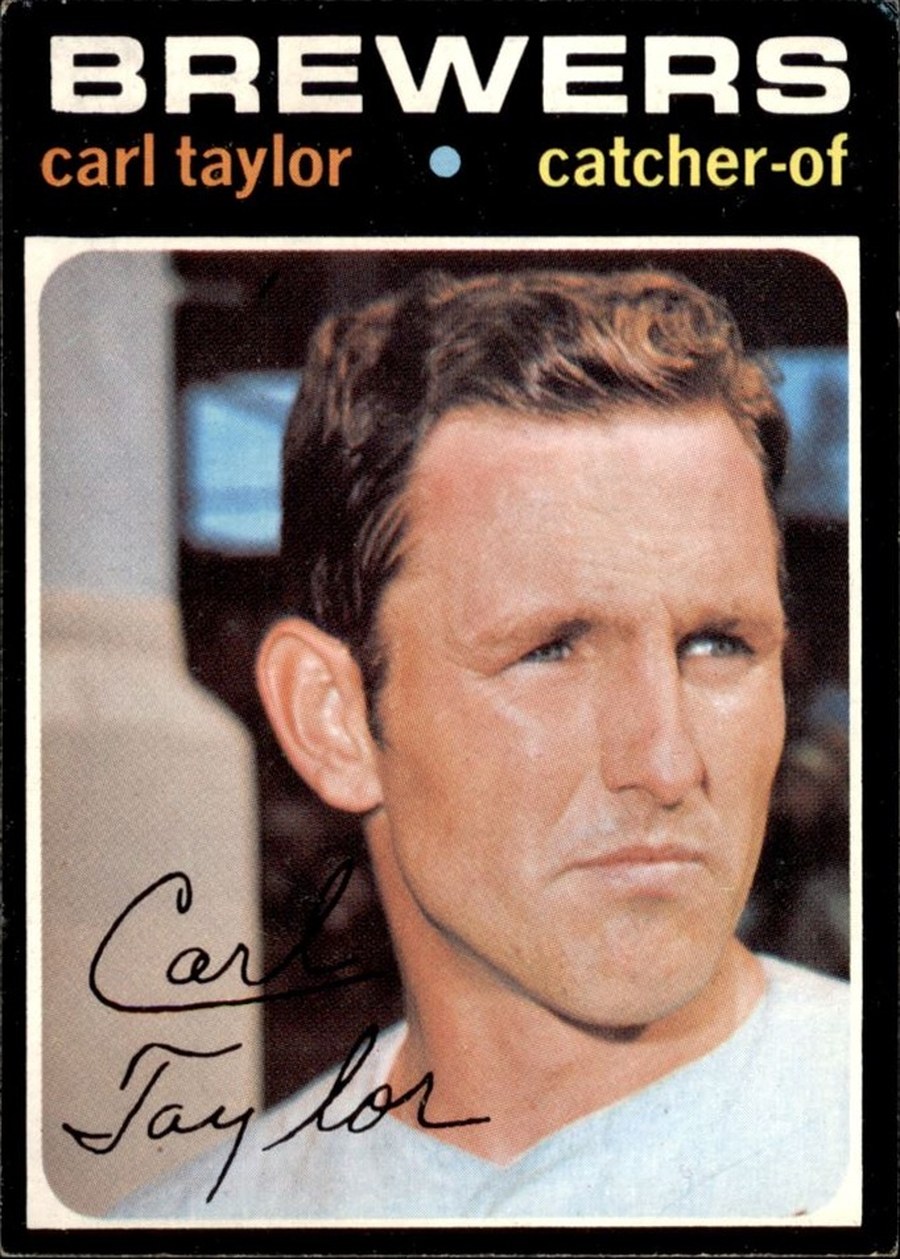 1971 Topps #353 Carl Taylor, Milwaukee Brewers