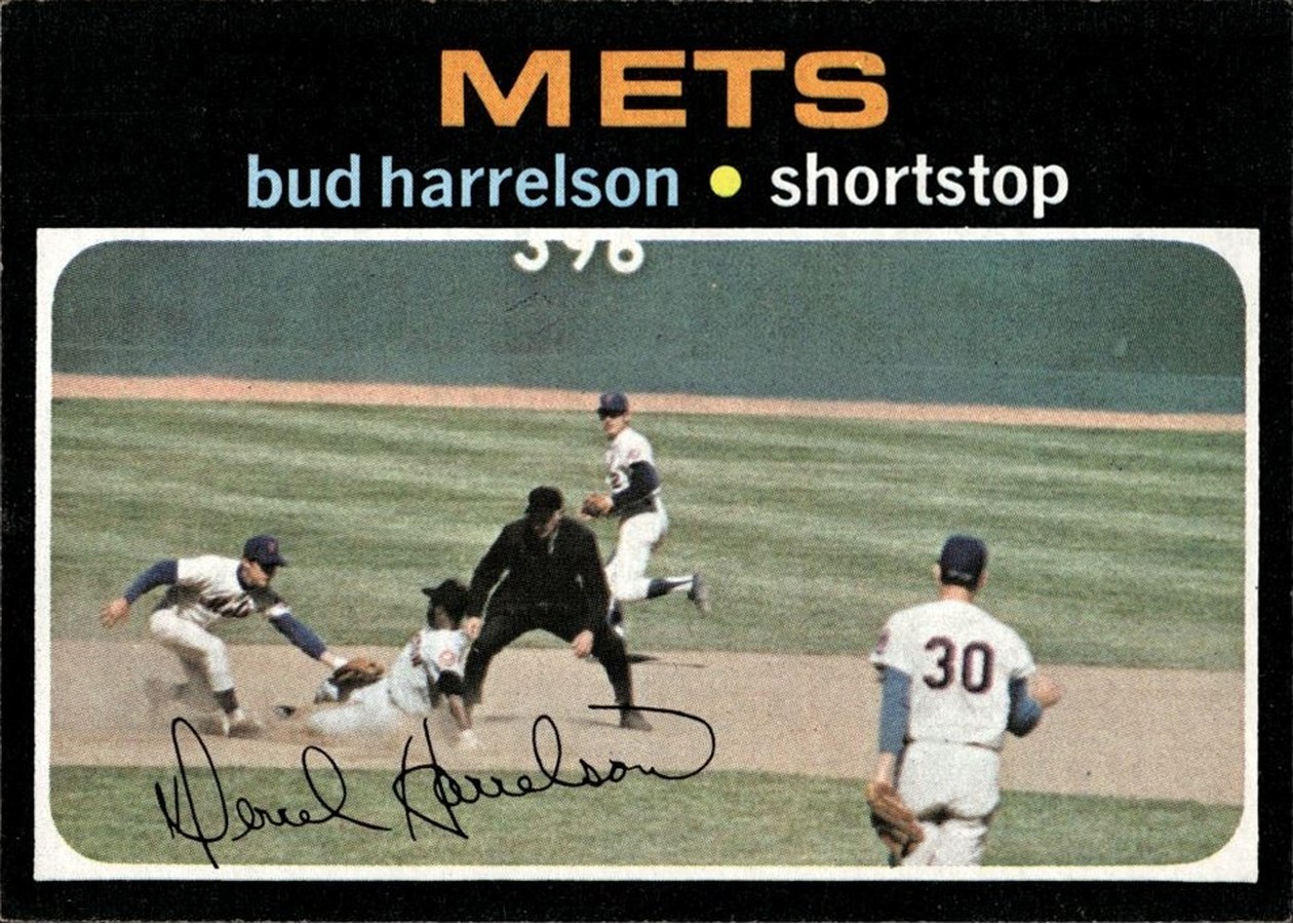 1971 Topps #355 Bud Harrelson, New York Mets