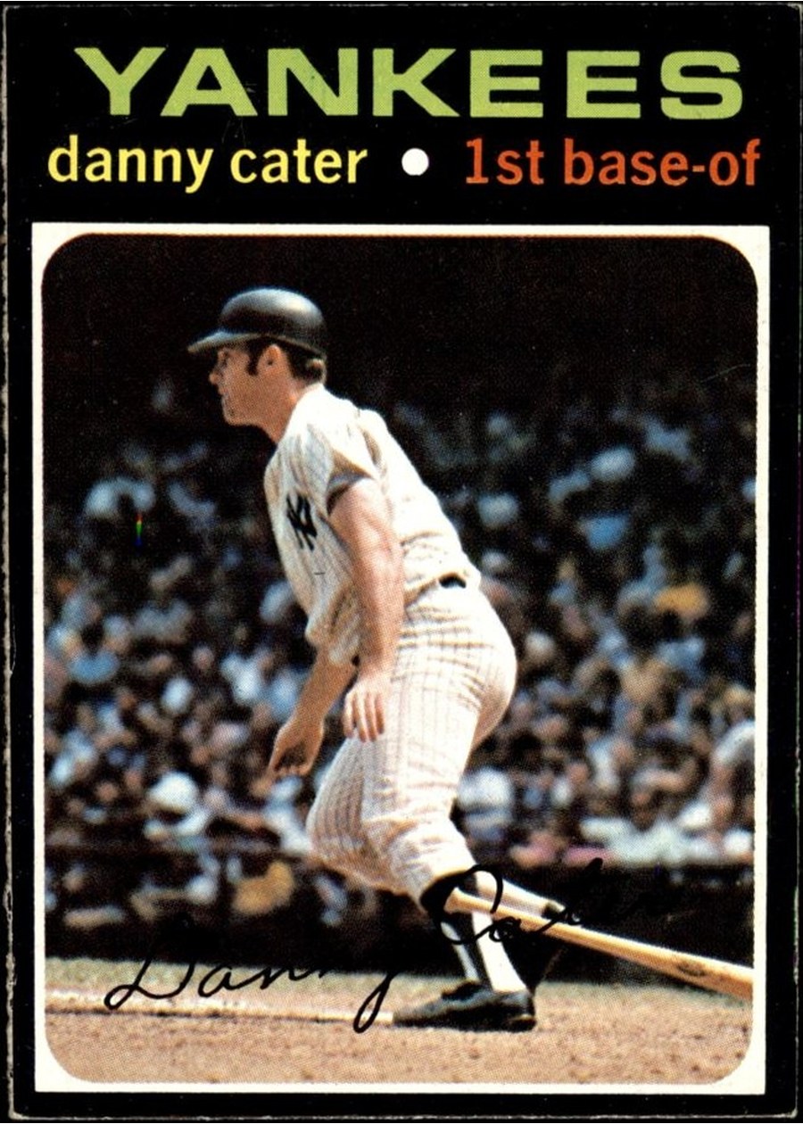 1971 Topps #358 Danny Cater, New York Yankees