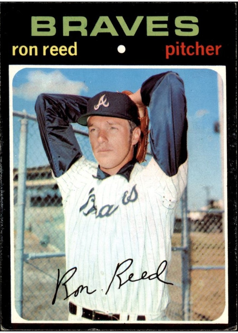 1971 Topps #359 Ron Reed, Atlanta Braves