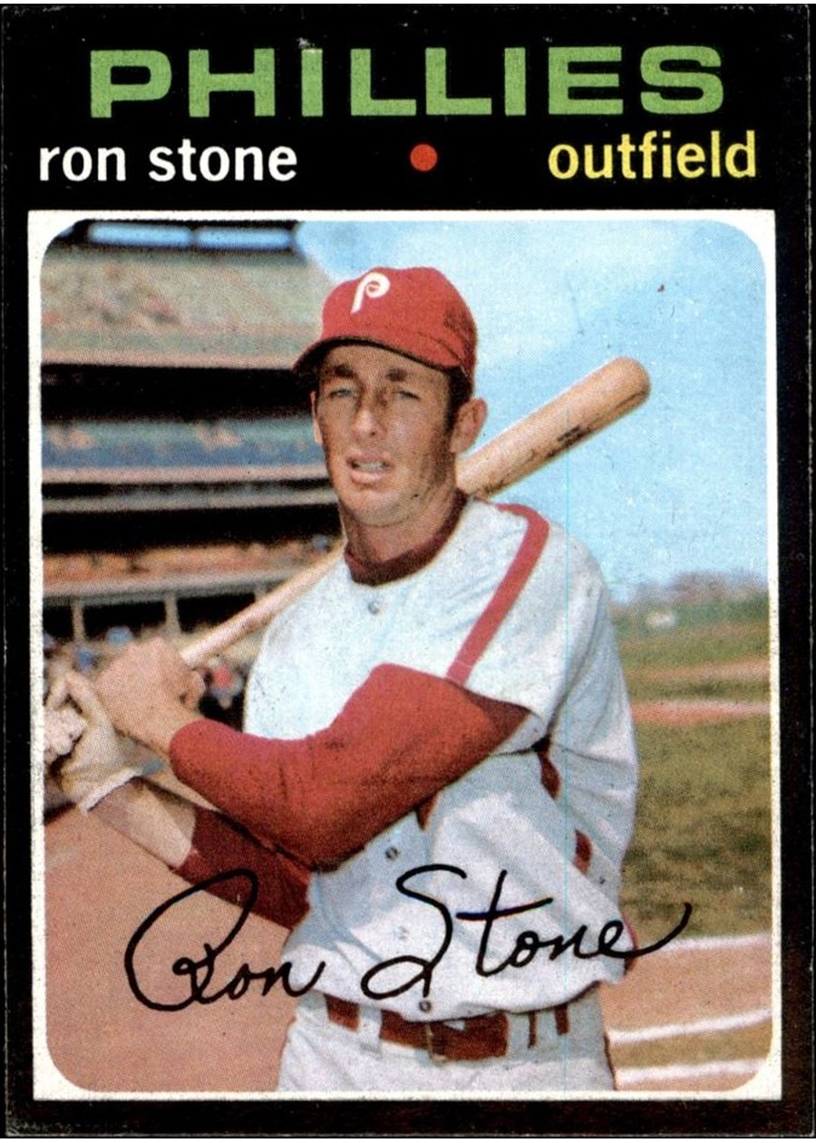 1971 Topps #366 Ron Stone, Philadelphia Phillies