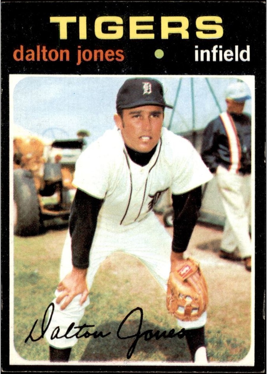 1971 Topps #367 Dalton Jones, Detroit Tigers