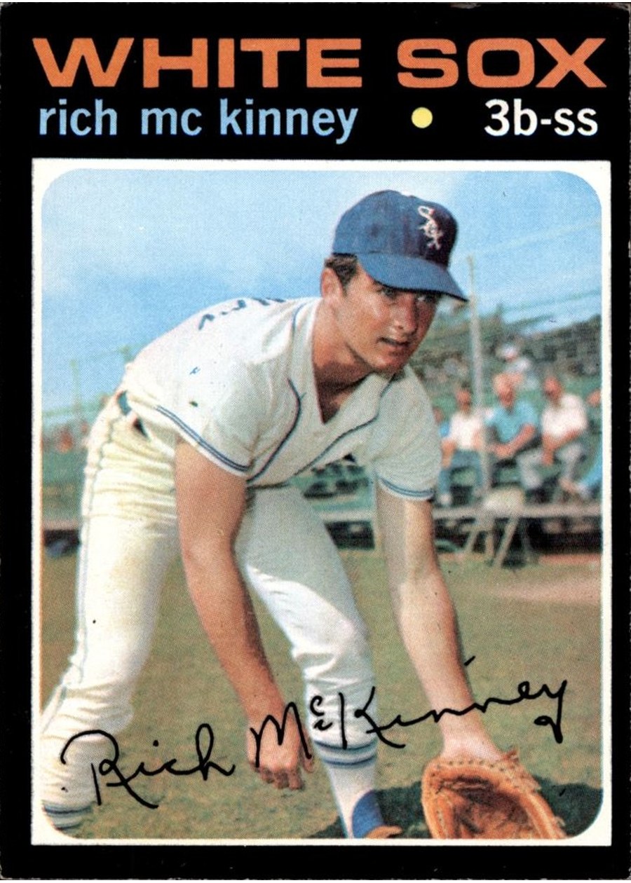 1971 Topps #37 Rich McKinney, Chicago White Sox