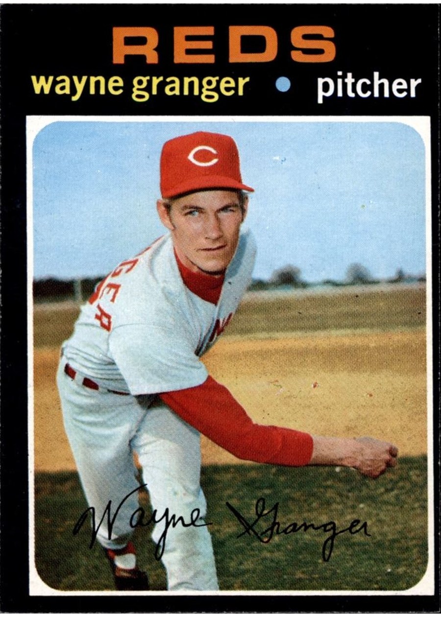 1971 Topps #379 Wayne Granger, Cincinnati Reds