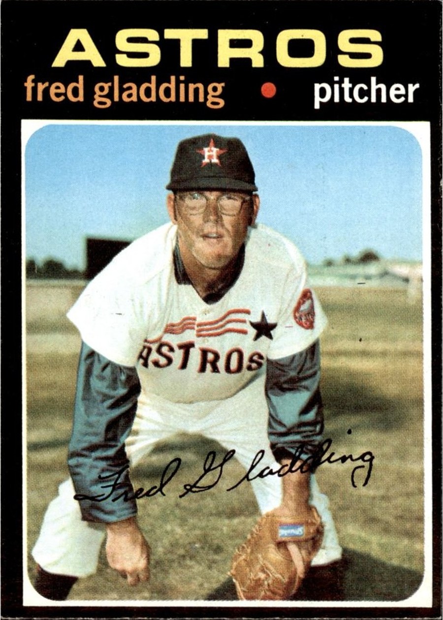 1971 Topps #381 Fred Gladding, Houston Astros