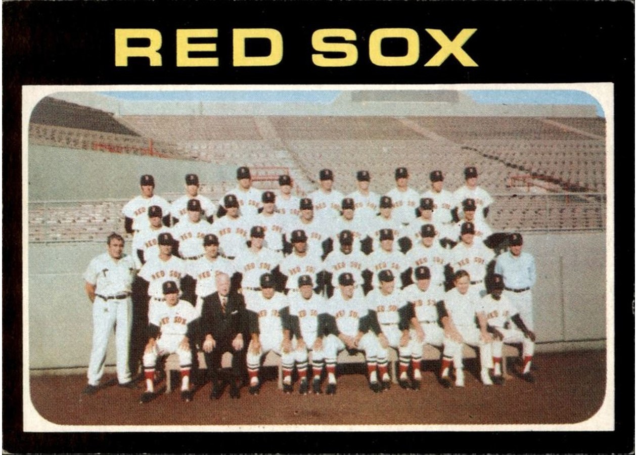 1971 Topps #386 Boston Red Sox