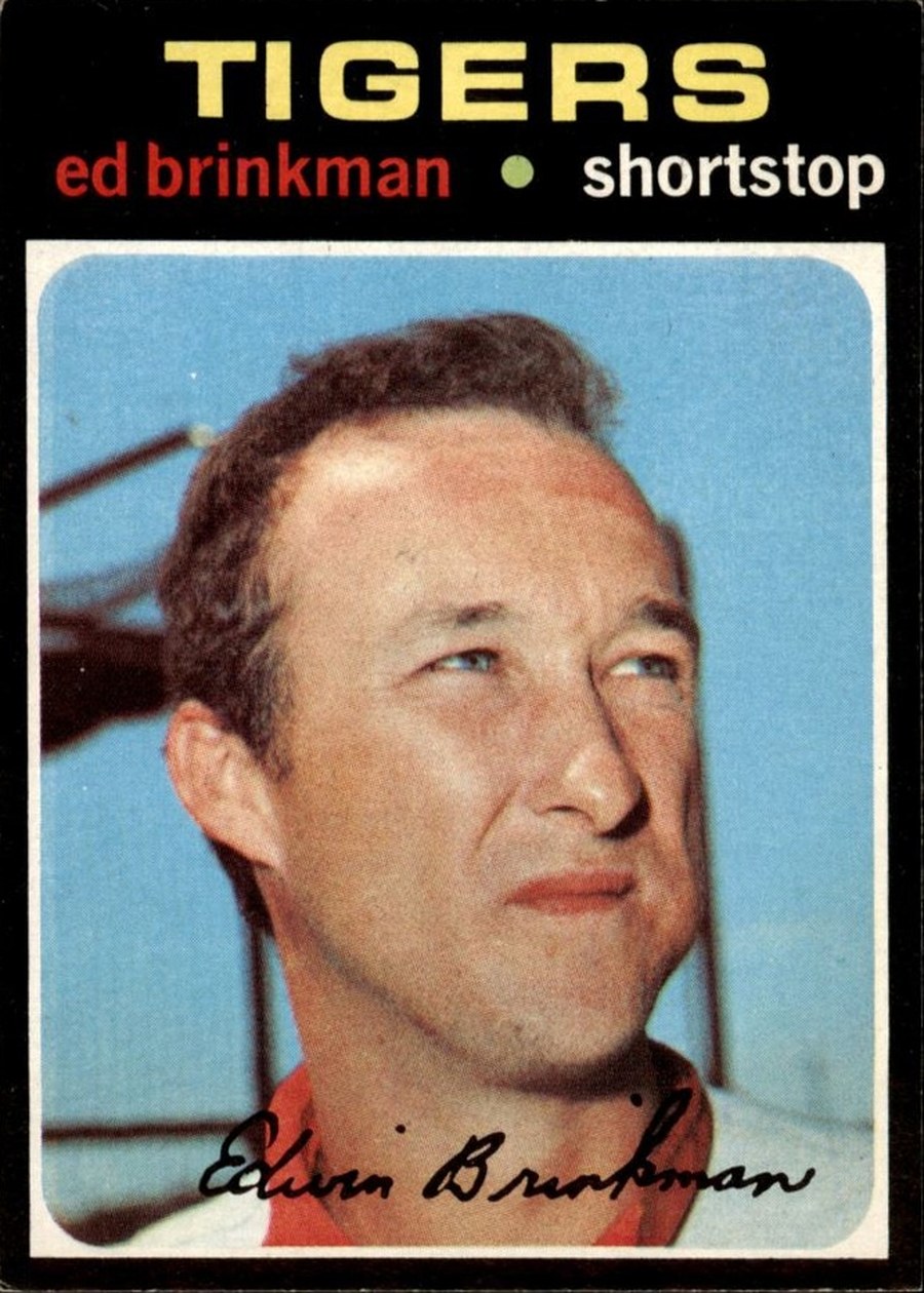 1971 Topps #389 Ed Brinkman, Detroit Tigers