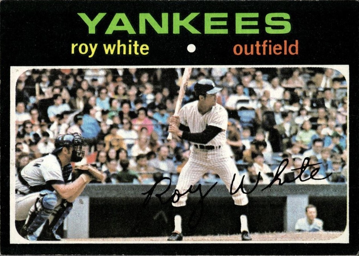 1971 Topps #395 Roy White, New York Yankees