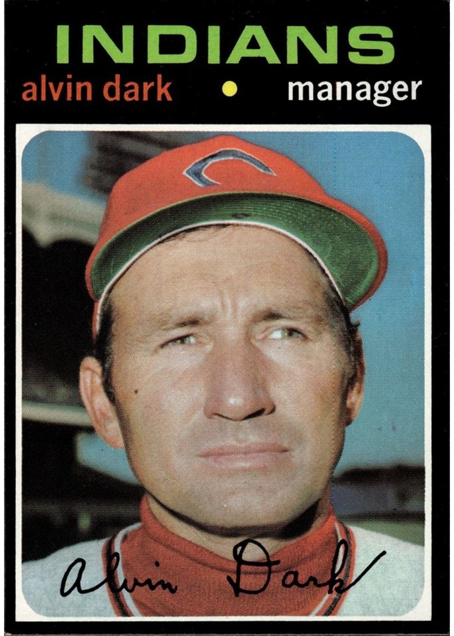 1971 Topps #397 Alvin Dark, Cleveland Indians