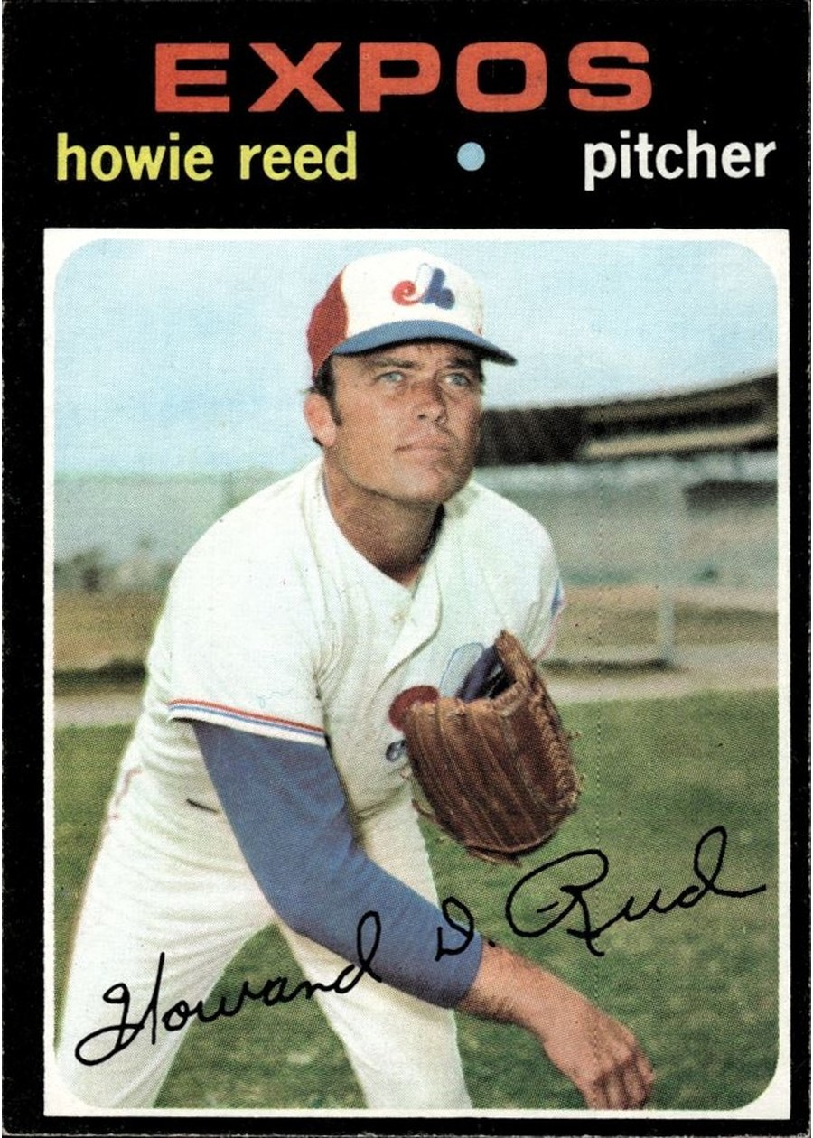 1971 Topps #398 Howie Reed, Montreal Expos