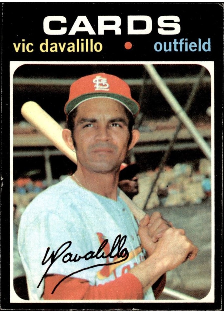 1971 Topps #4 Vic Davalillo, St. Louis Cardinals