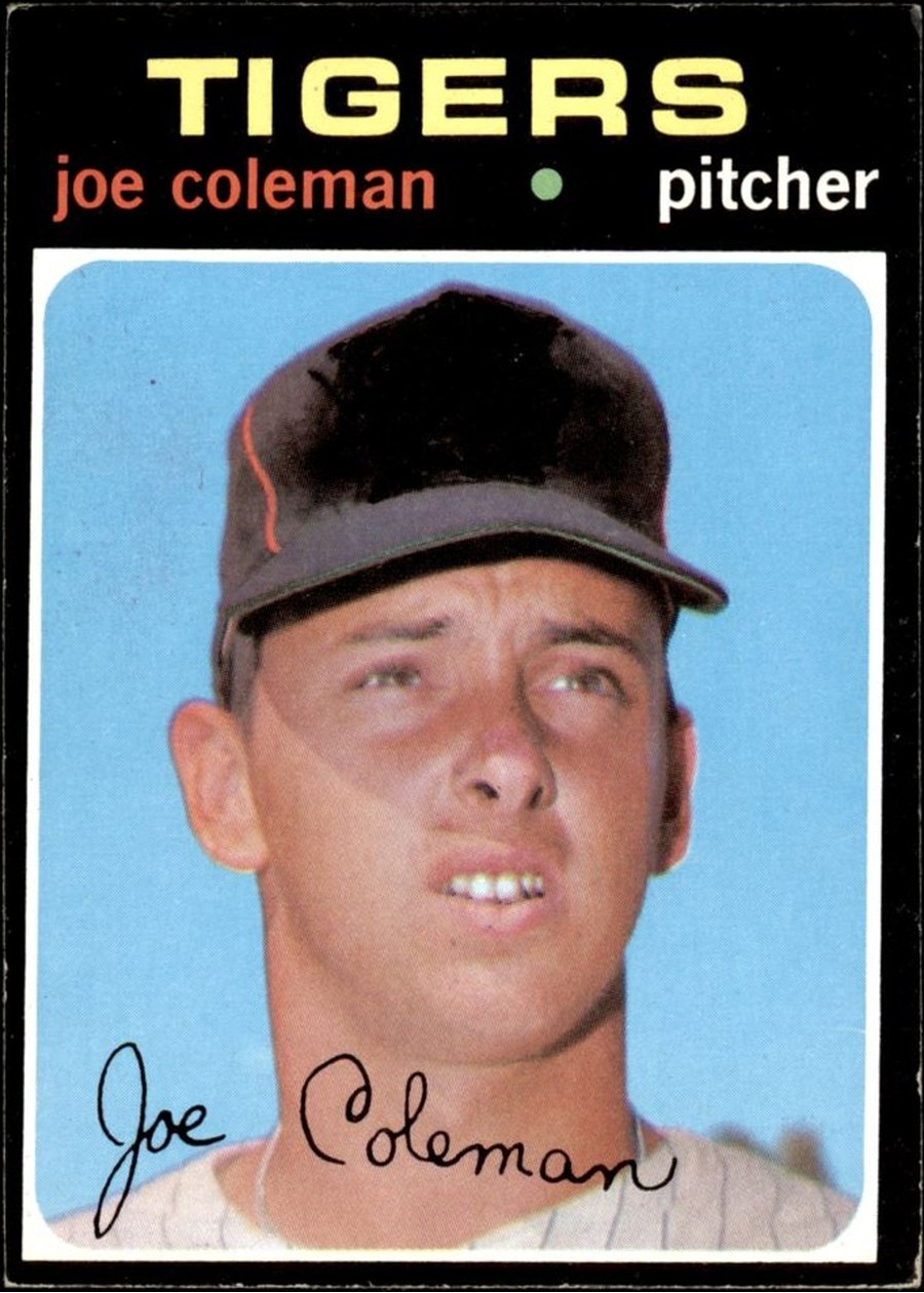 1971 Topps #403 Joe Coleman, Detroit Tigers