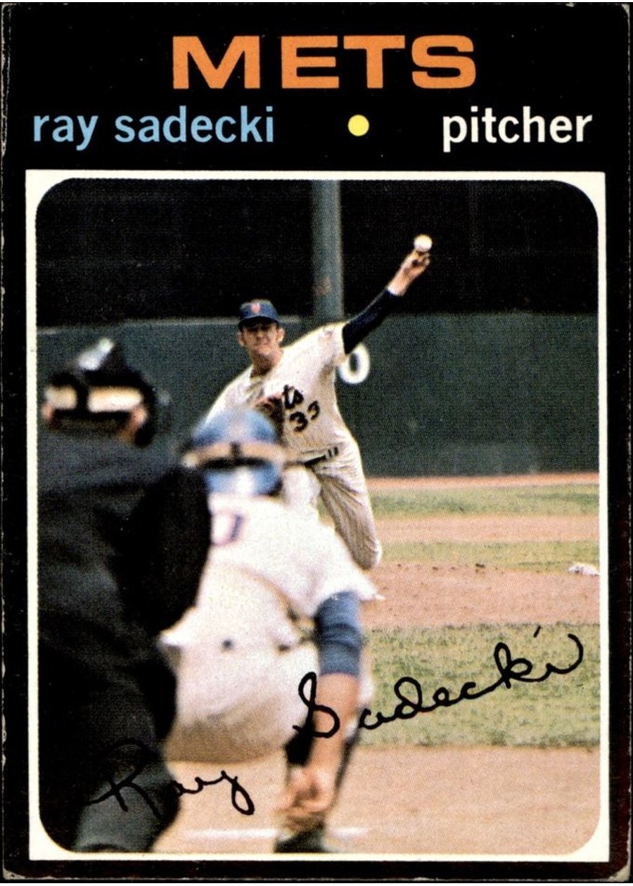 1971 Topps #406 Ray Sadecki, New York Mets