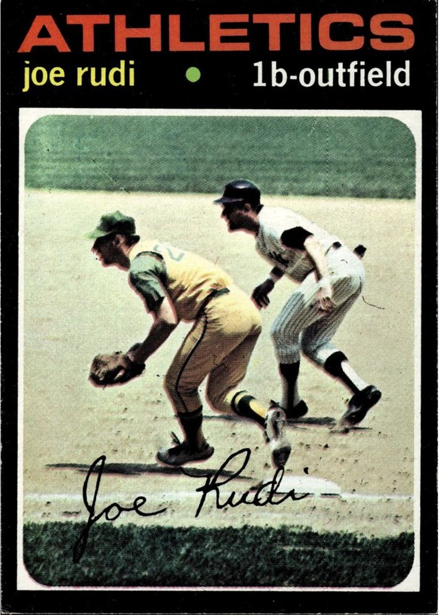 1971 Topps #407 Joe Rudi, Oakland Athletics