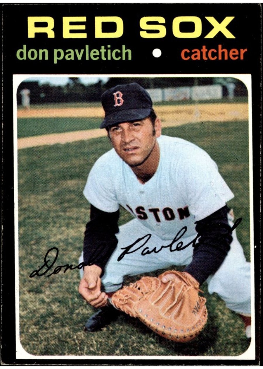 1971 Topps #409 Don Pavletich, Boston Red Sox