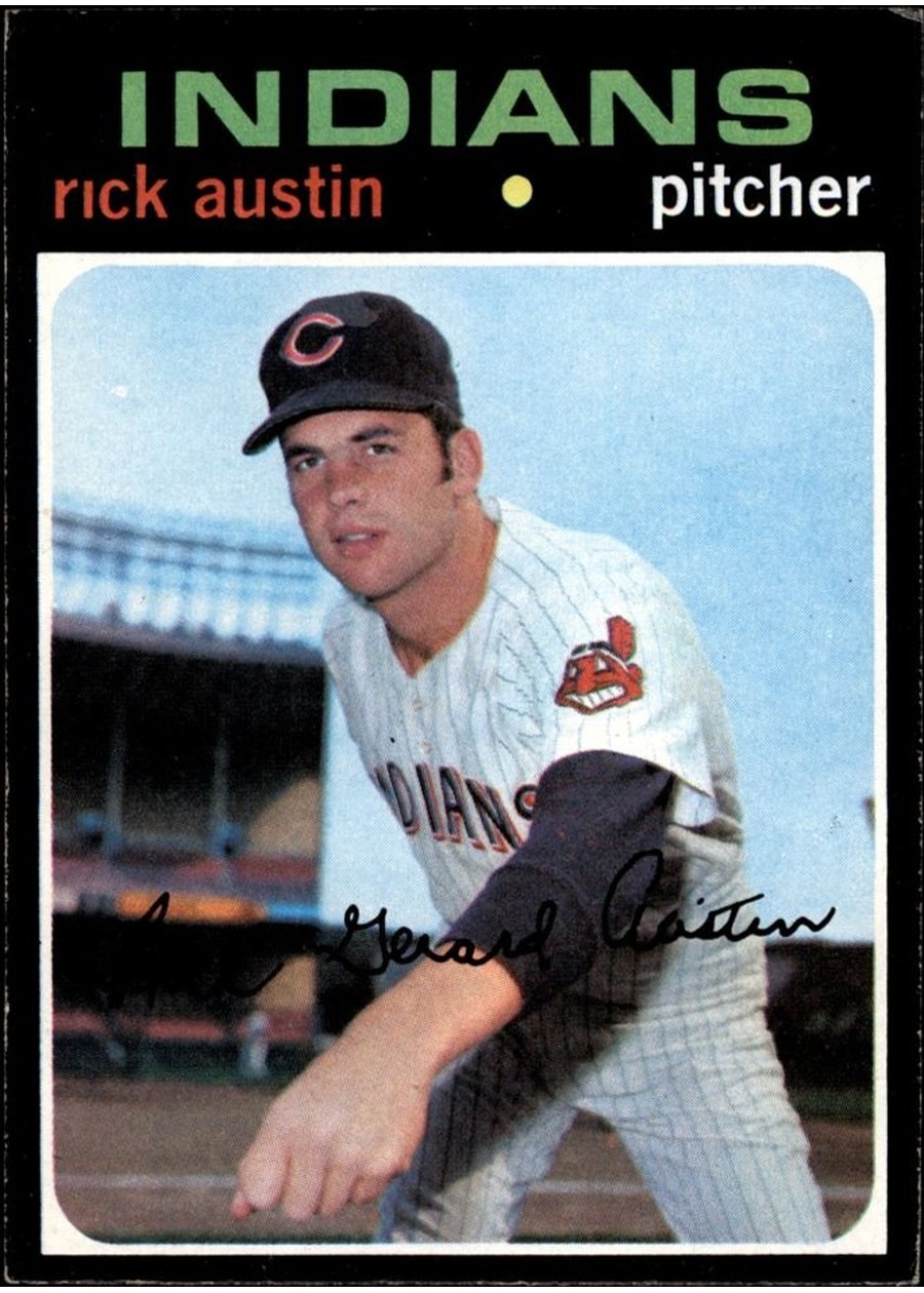 1971 Topps #41 Rick Austin, Cleveland Indians