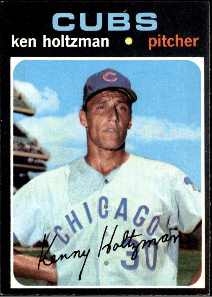 1971 Topps #410 Ken Holtzman, Chicago Cubs