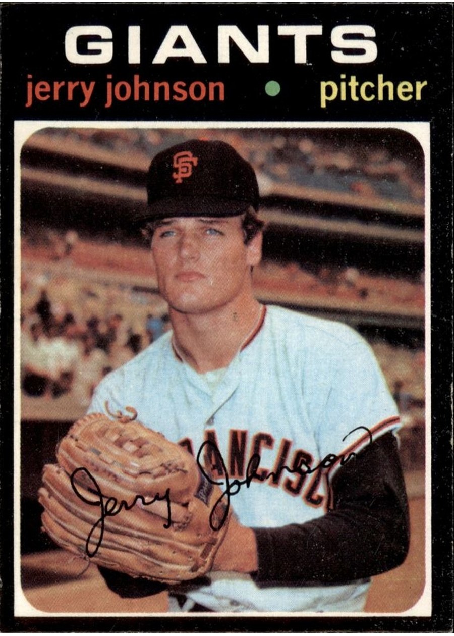 1971 Topps #412 Jerry Johnson, San Francisco Giants