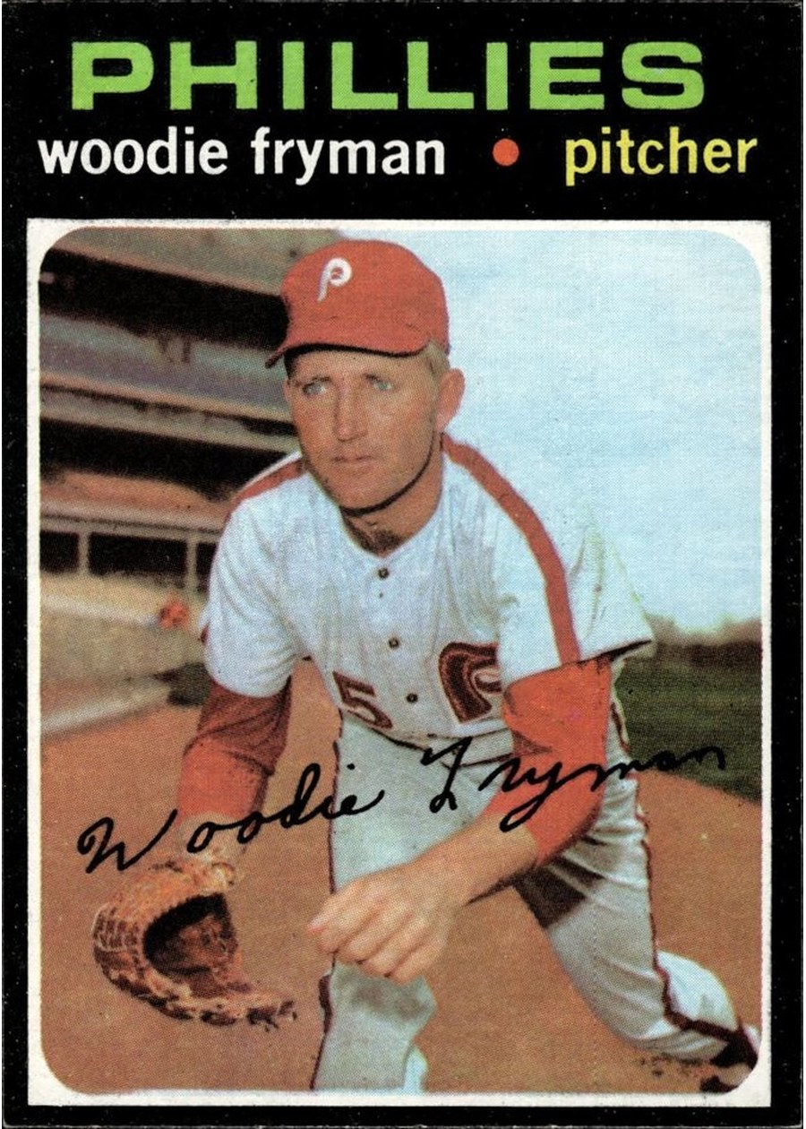 1971 Topps #414 Woodie Fryman, Philadelphia Phillies