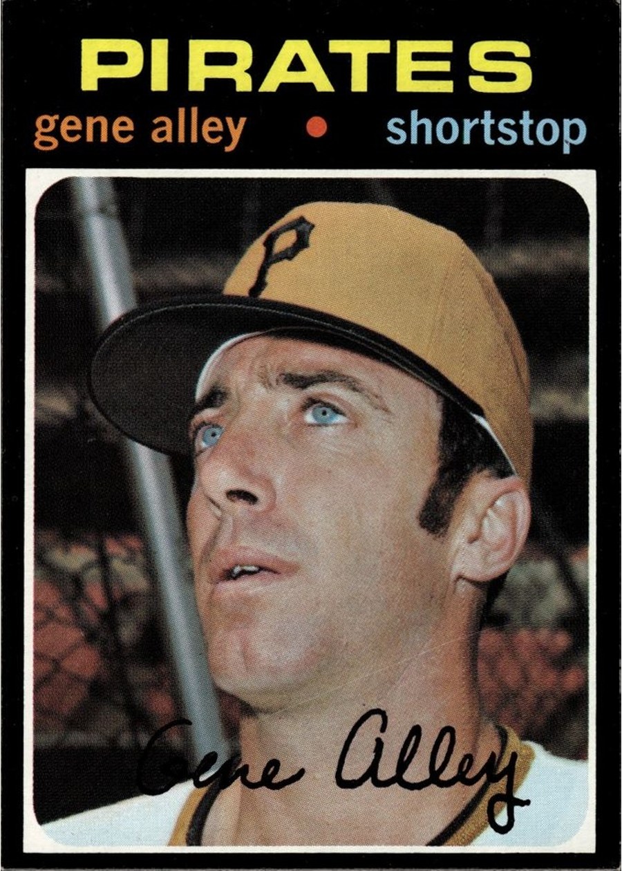 1971 Topps #416 Gene Alley, Pittsburgh Pirates