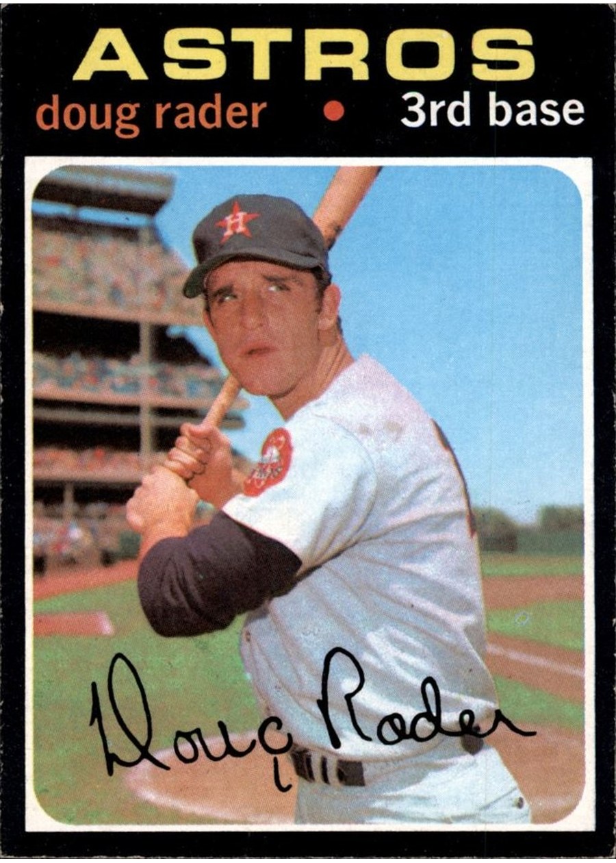 1971 Topps #425 Doug Rader, Houston Astros
