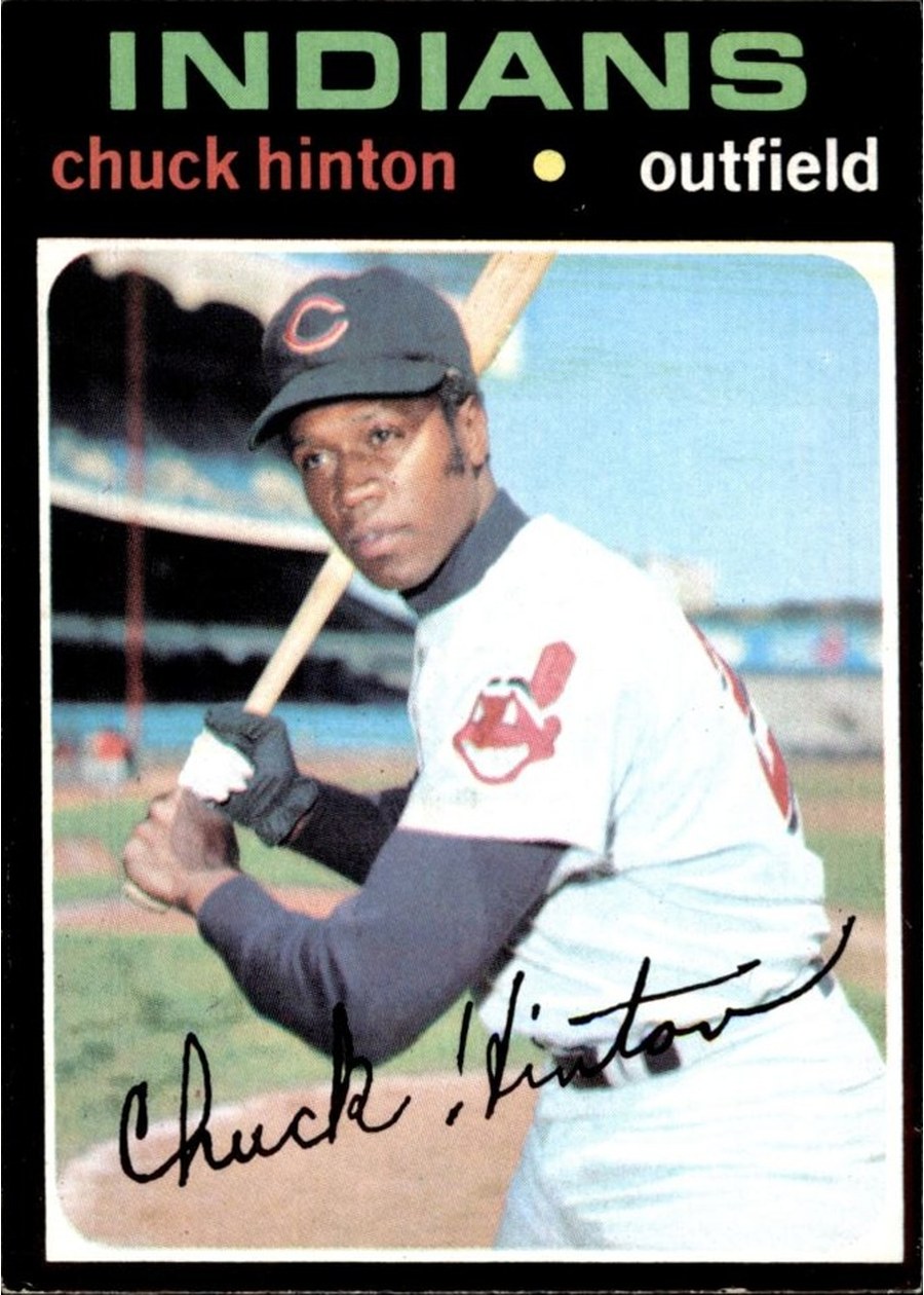 1971 Topps #429 Chuck Hinton, Cleveland Indians