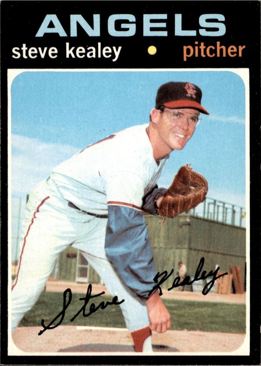 1971 Topps #43 Steve Kealey, California Angels