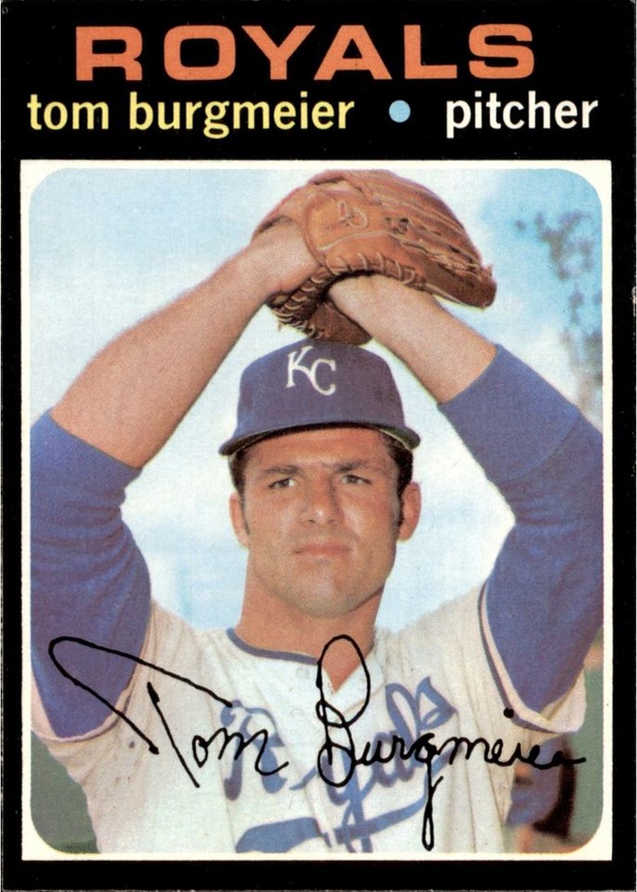 1971 Topps #431 Tom Burgmeier, Kansas City Royals