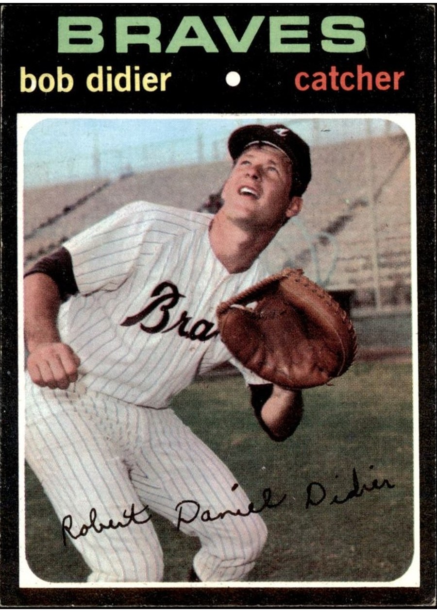 1971 Topps #432 Bob Didier, Atlanta Braves