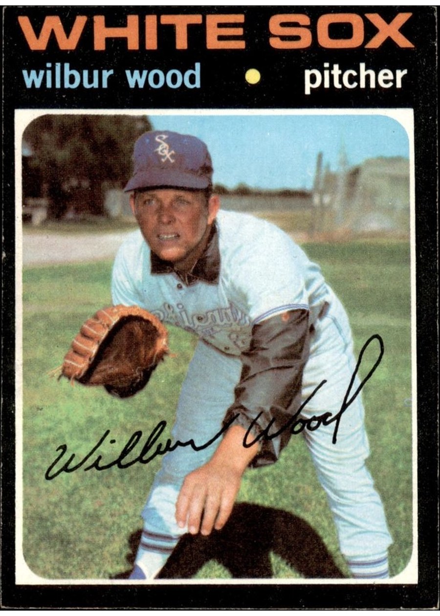 1971 Topps #436 Wilbur Wood, Chicago White Sox