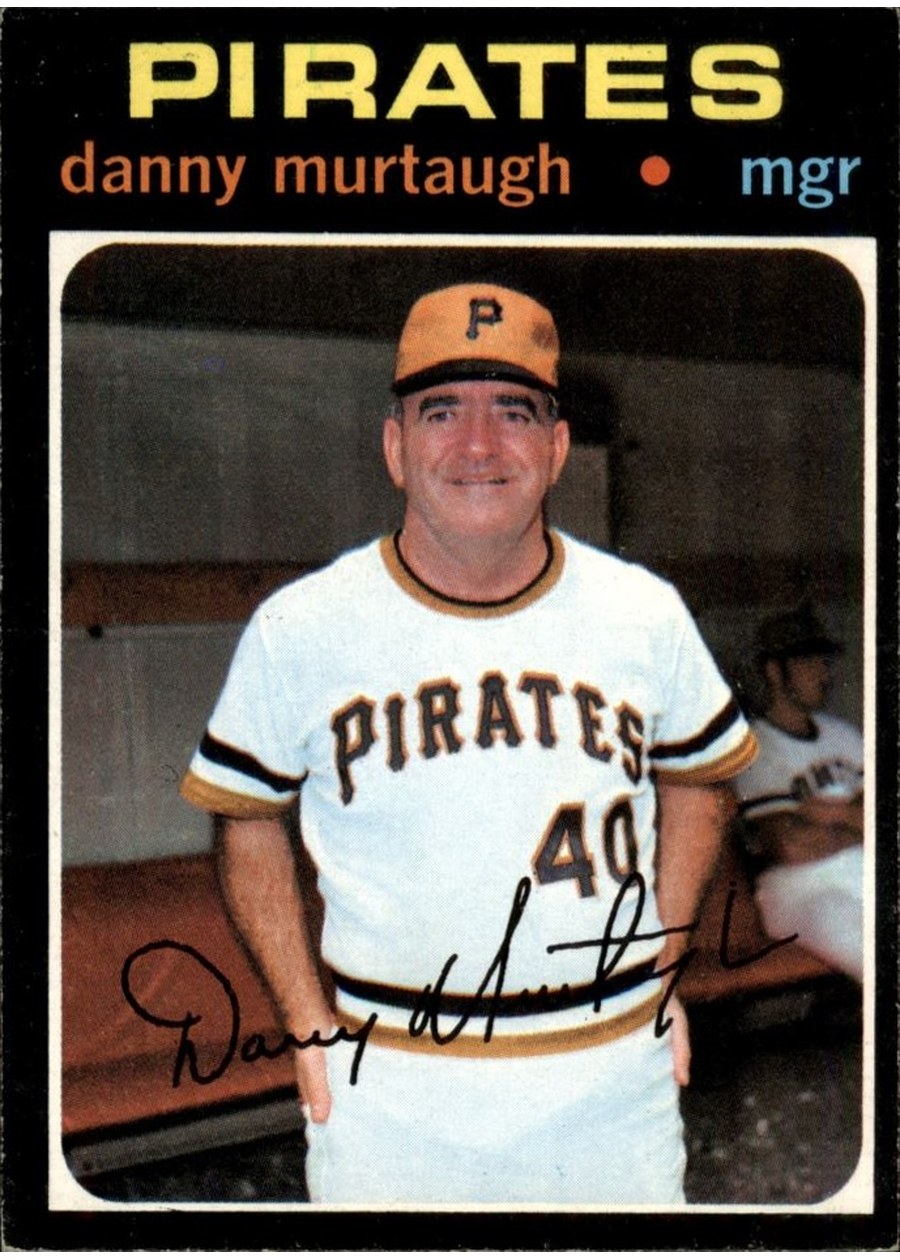 1971 Topps #437 Danny Murtaugh, Pittsburgh Pirates