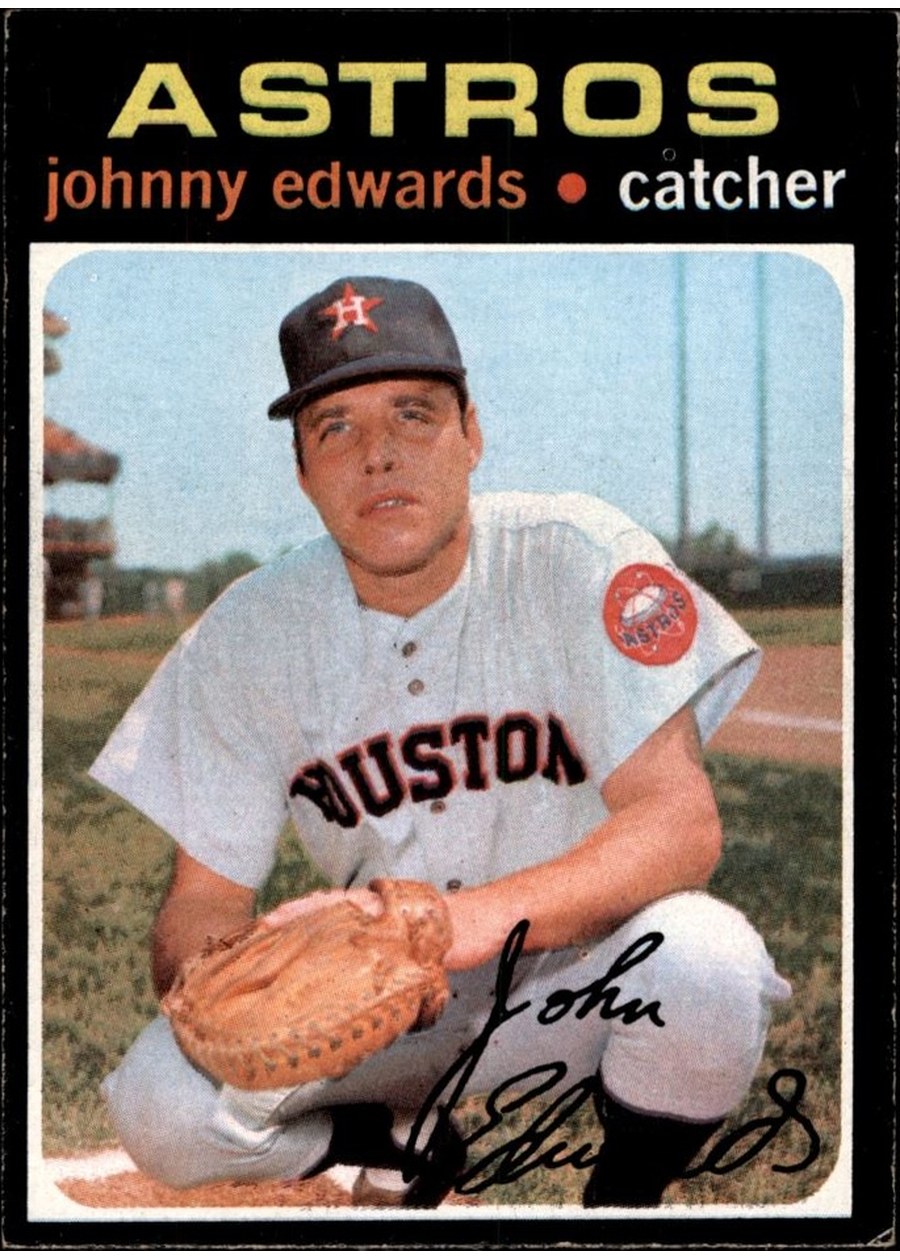 1971 Topps #44 Johnny Edwards, Houston Astros