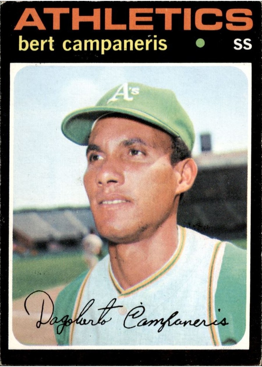 1971 Topps #440 Bert Campaneris, Oakland Athletics