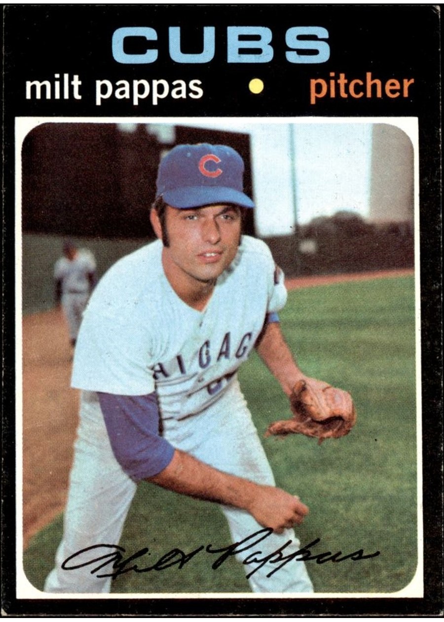 1971 Topps #441 Milt Pappas, Chicago Cubs