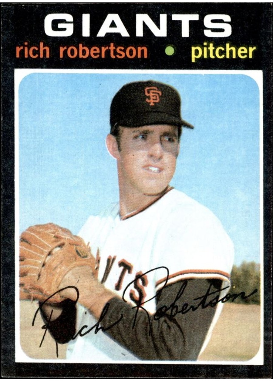 1971 Topps #443 Rich Robertson, San Francisco Giants