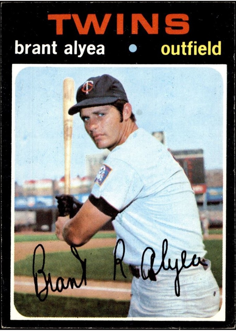 1971 Topps #449 Brant Alyea, Minnesota Twins