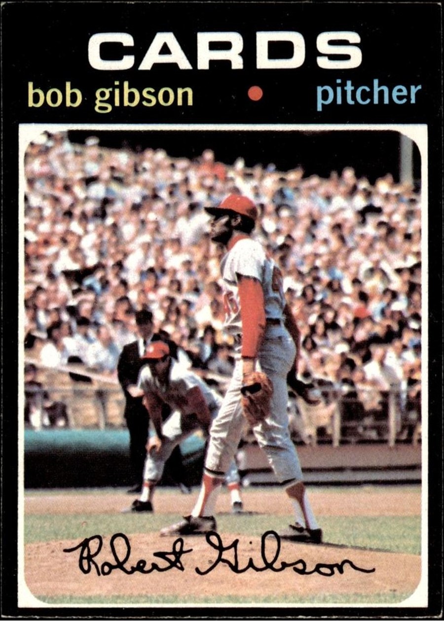 1971 Topps #450 Bob Gibson, St. Louis Cardinals