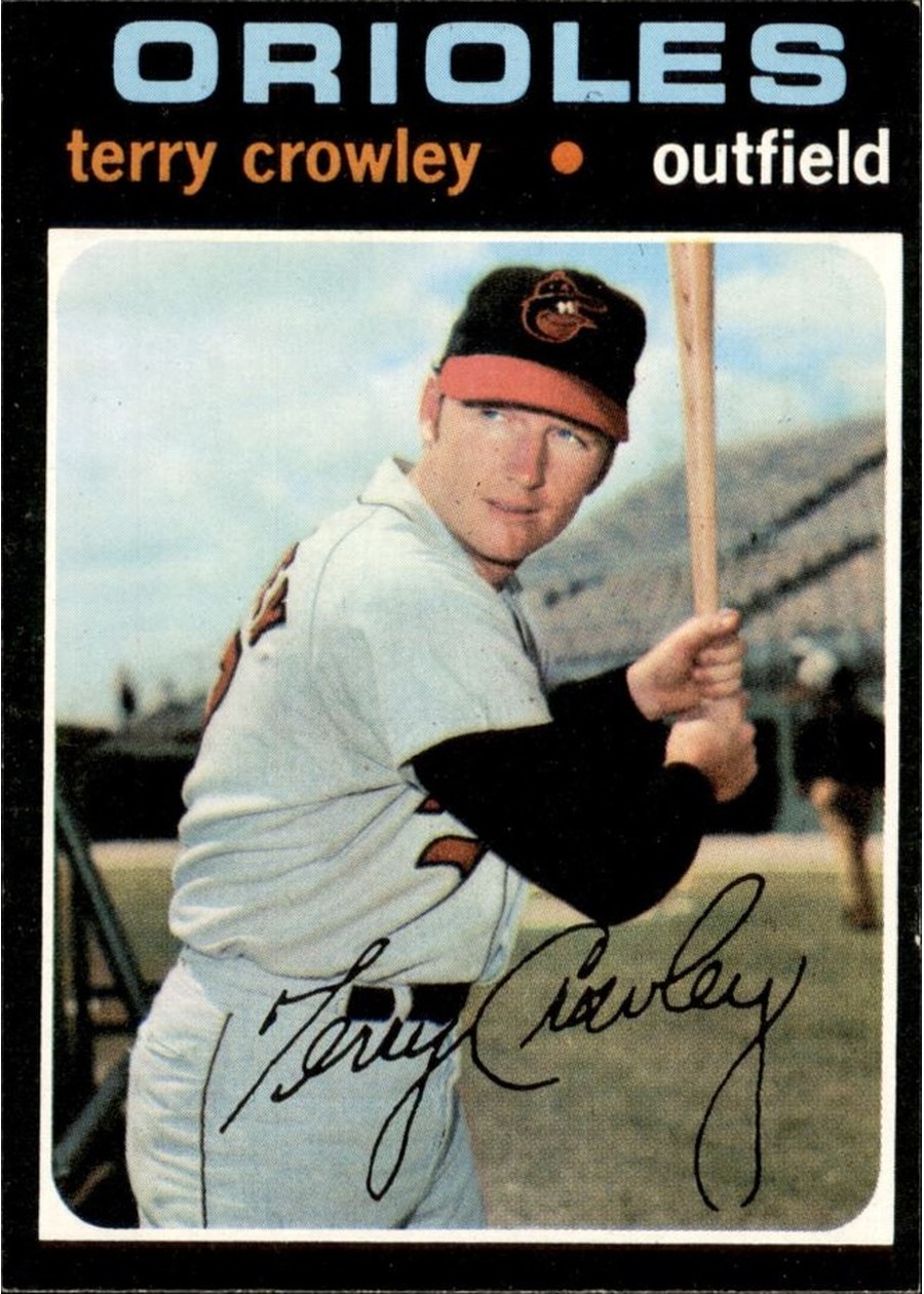 1971 Topps #453 Terry Crowley, Baltimore Orioles