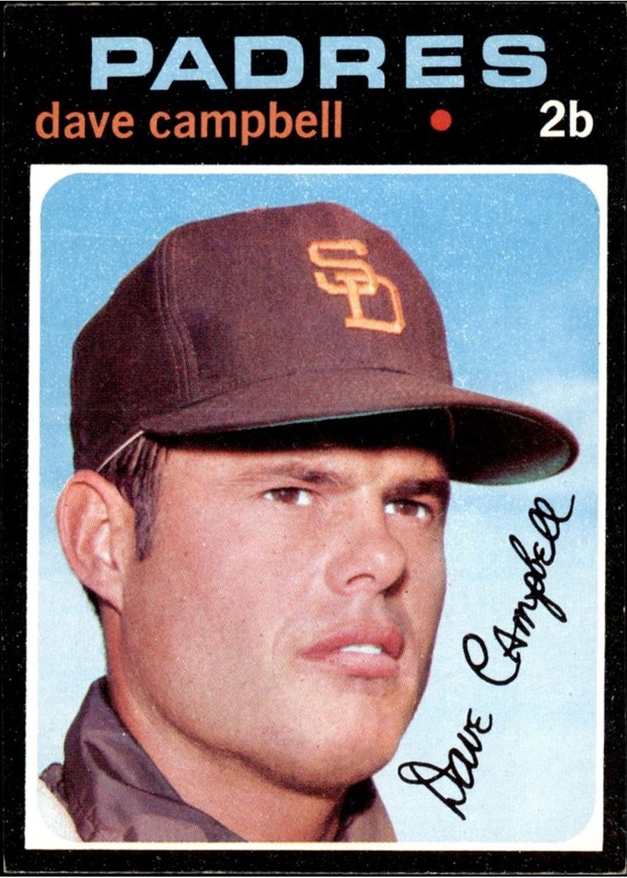 1971 Topps #46 Dave Campbell, San Diego Padres