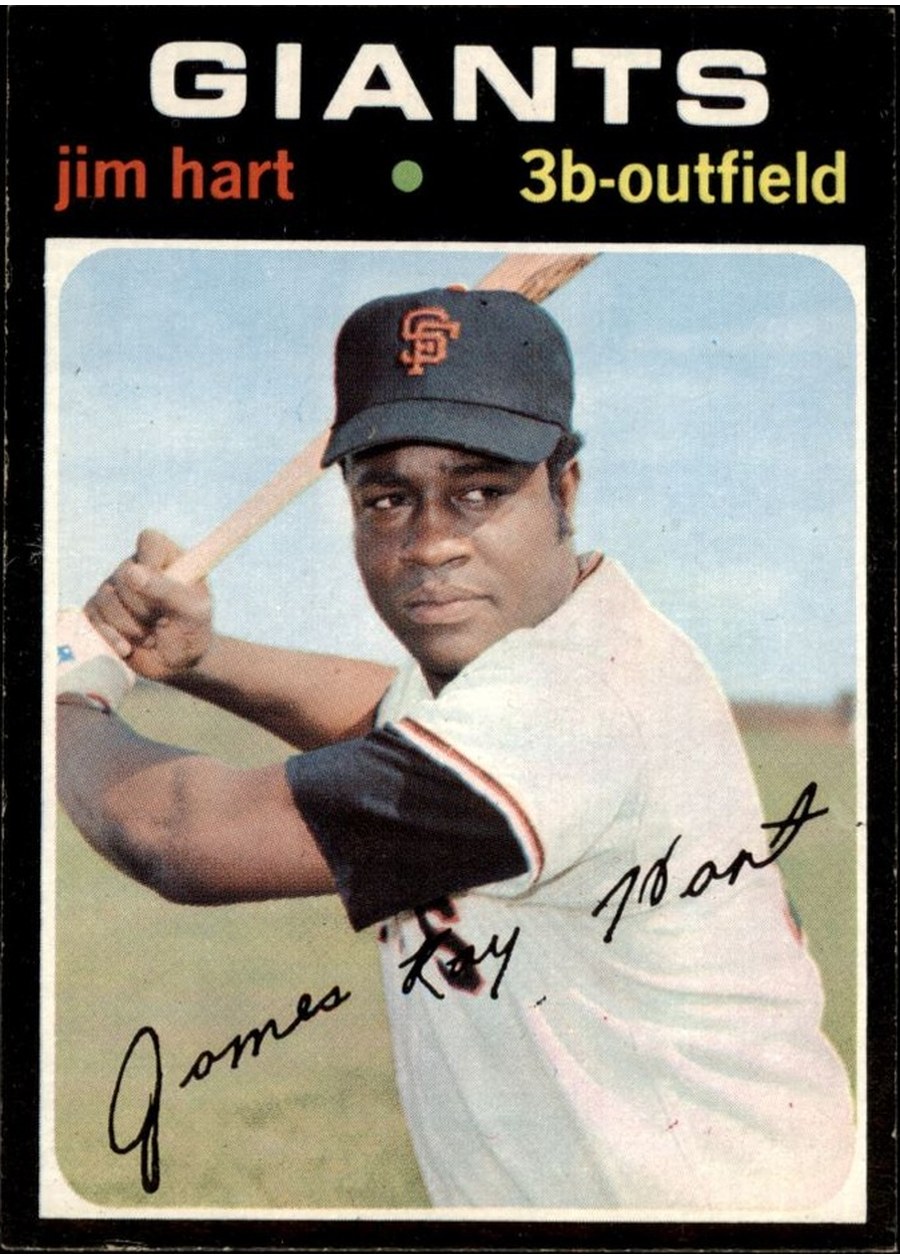 1971 Topps #461 Jim Hart, San Francisco Giants