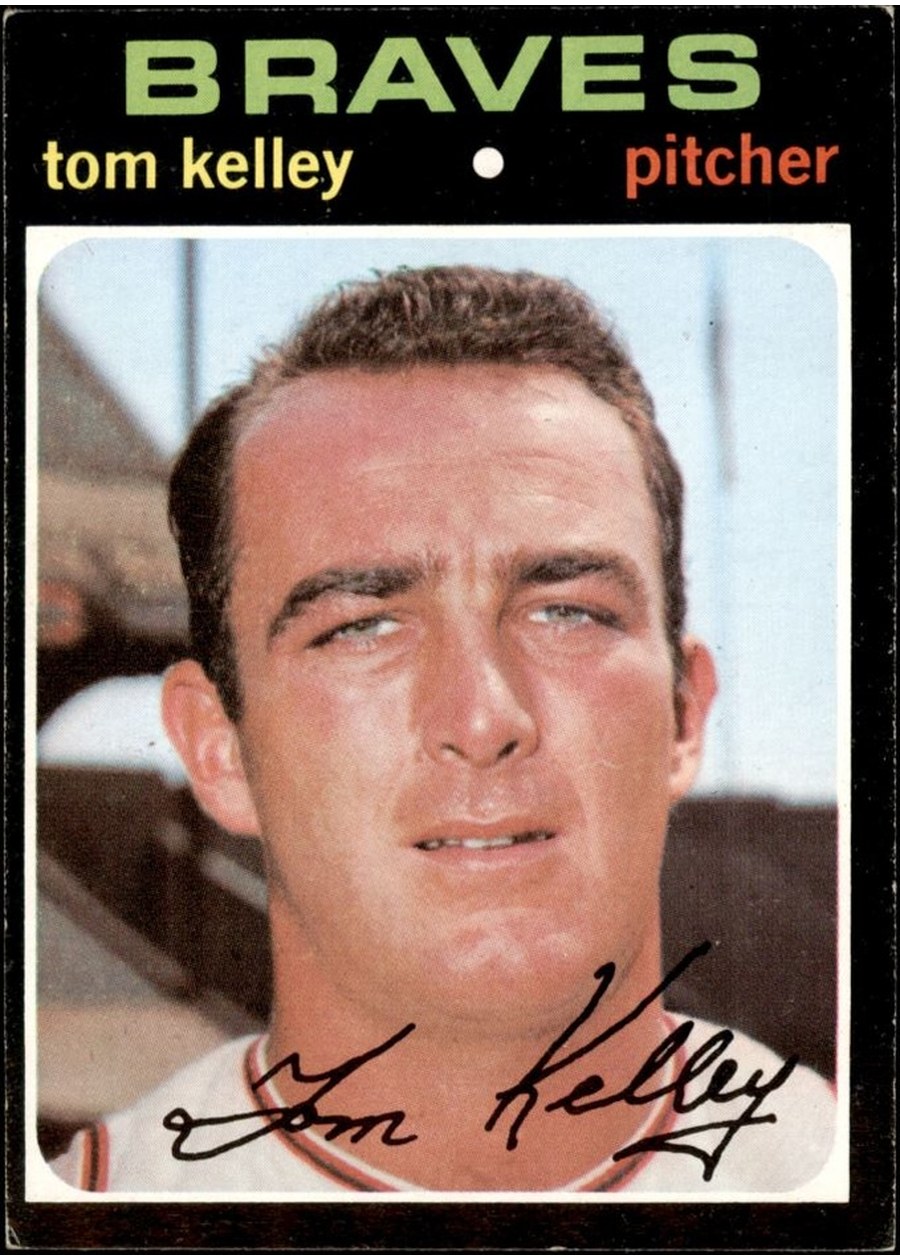 1971 Topps #463 Tom Kelley, Atlanta Braves