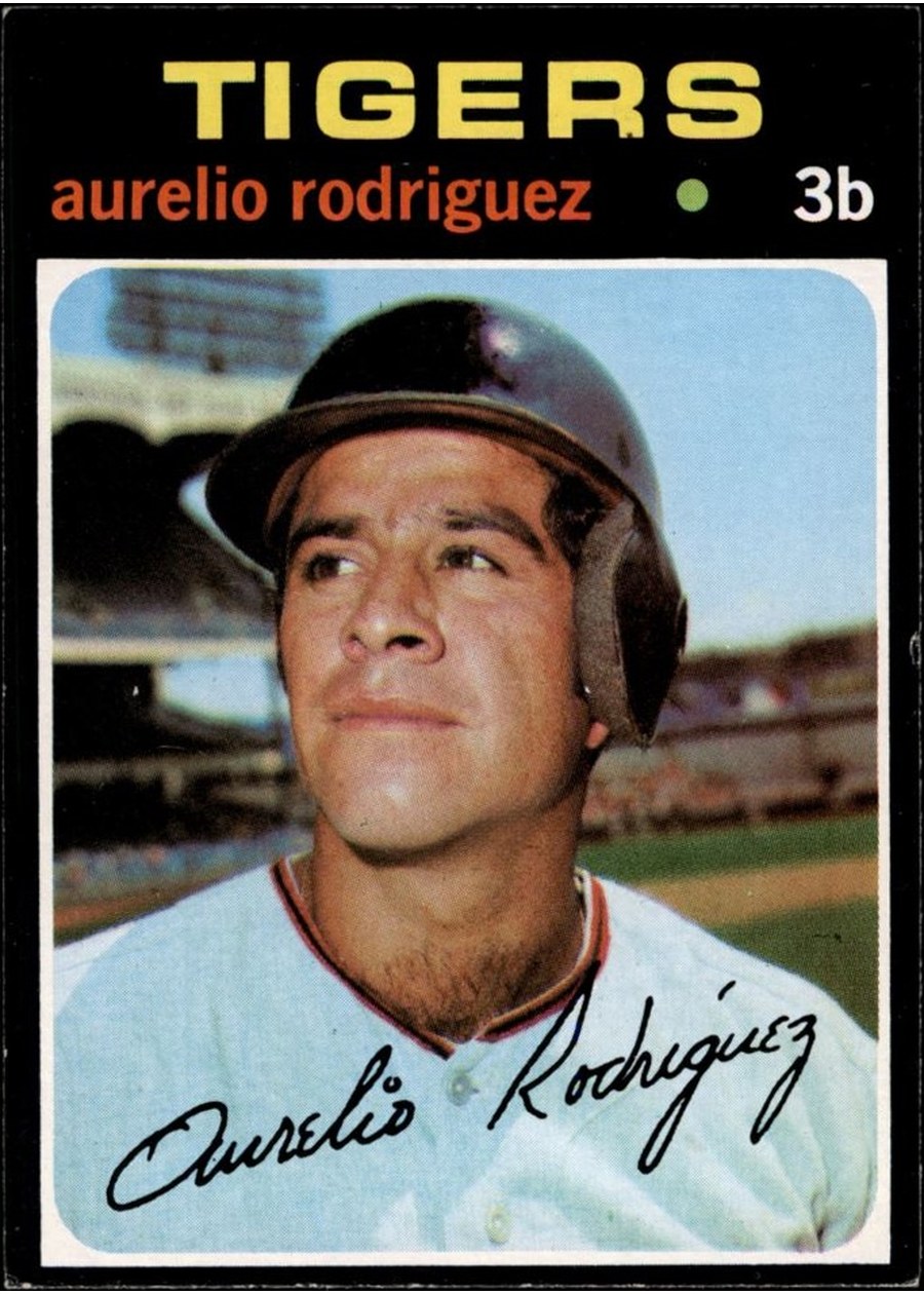 1971 Topps #464 Aurelio Rodriguez, Detroit Tigers