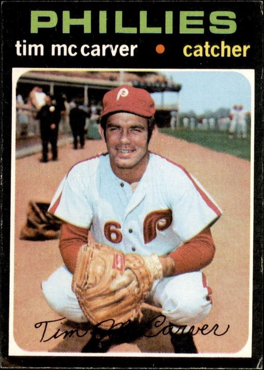 1971 Topps #465 Tim McCarver, Philadelphia Phillies