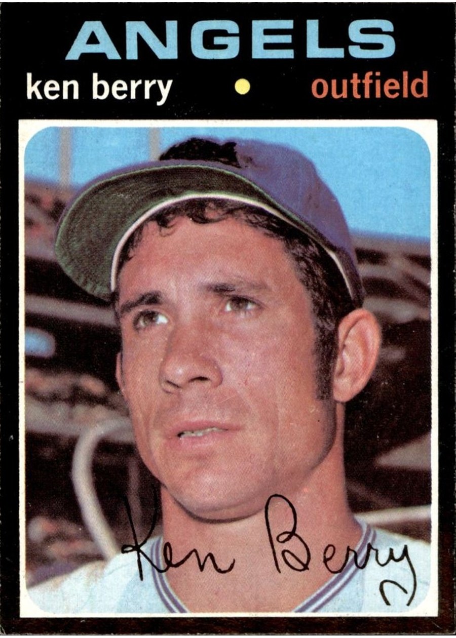 1971 Topps #466 Ken Berry, California Angels