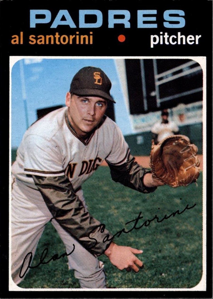 1971 Topps #467 Al Santorini, San Diego Padres