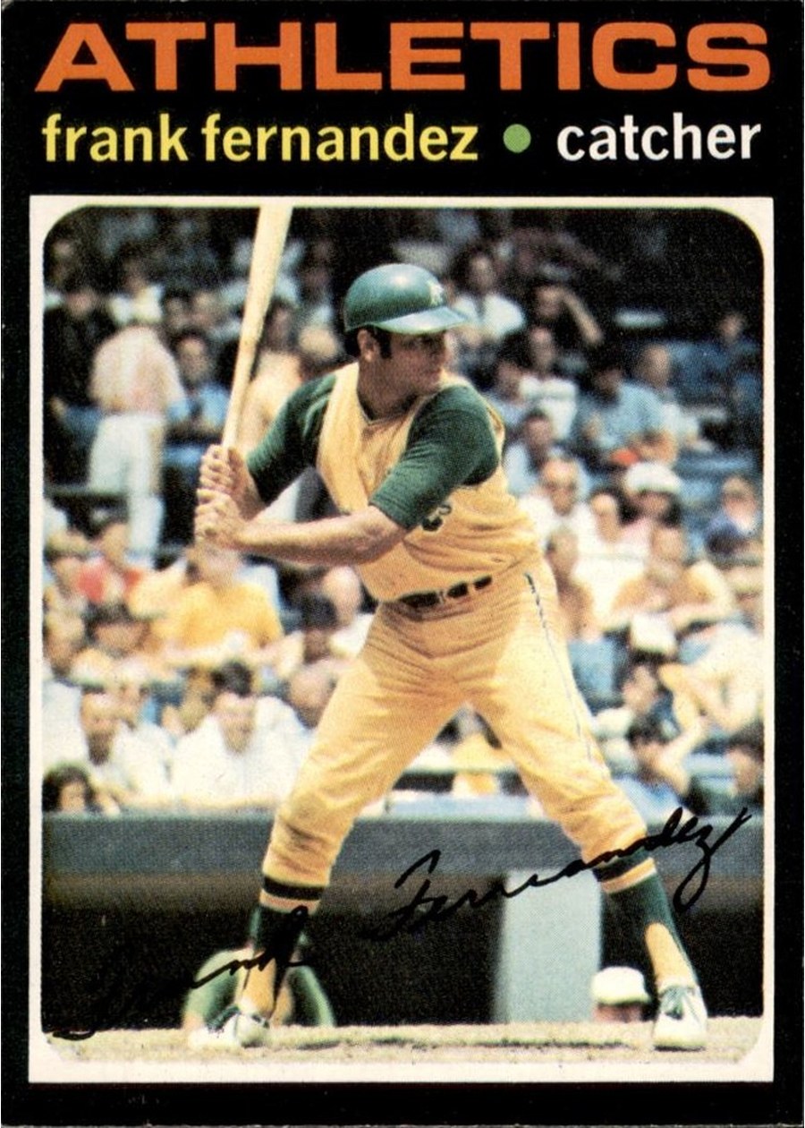 1971 Topps #468 Frank Fernandez, Oakland Athletics