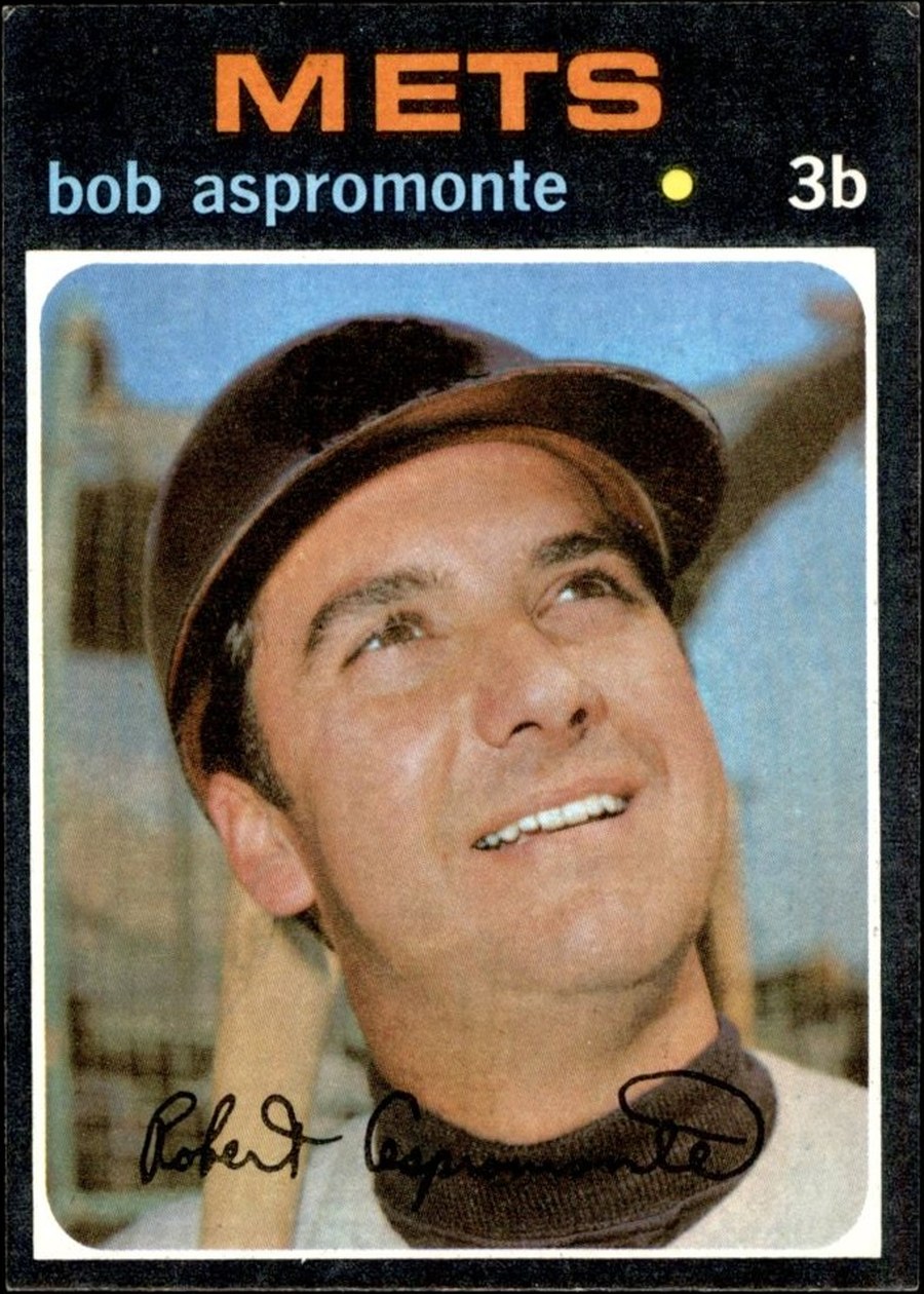 1971 Topps #469 Bob Aspromonte, New York Mets