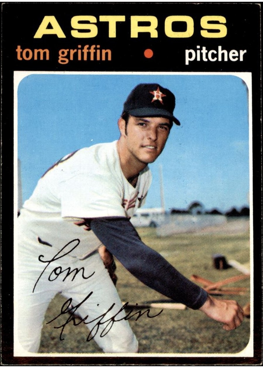 1971 Topps #471 Tom Griffin, Houston Astros