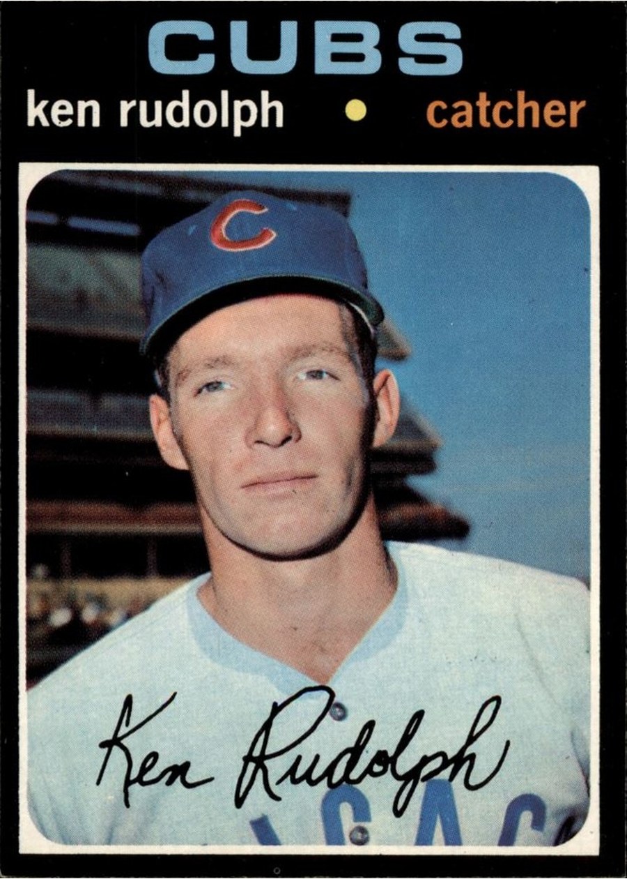 1971 Topps #472 Ken Rudolph, Chicago Cubs